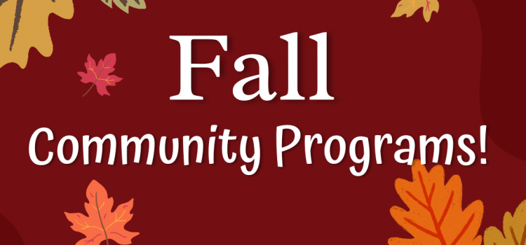 Fall Community Programs